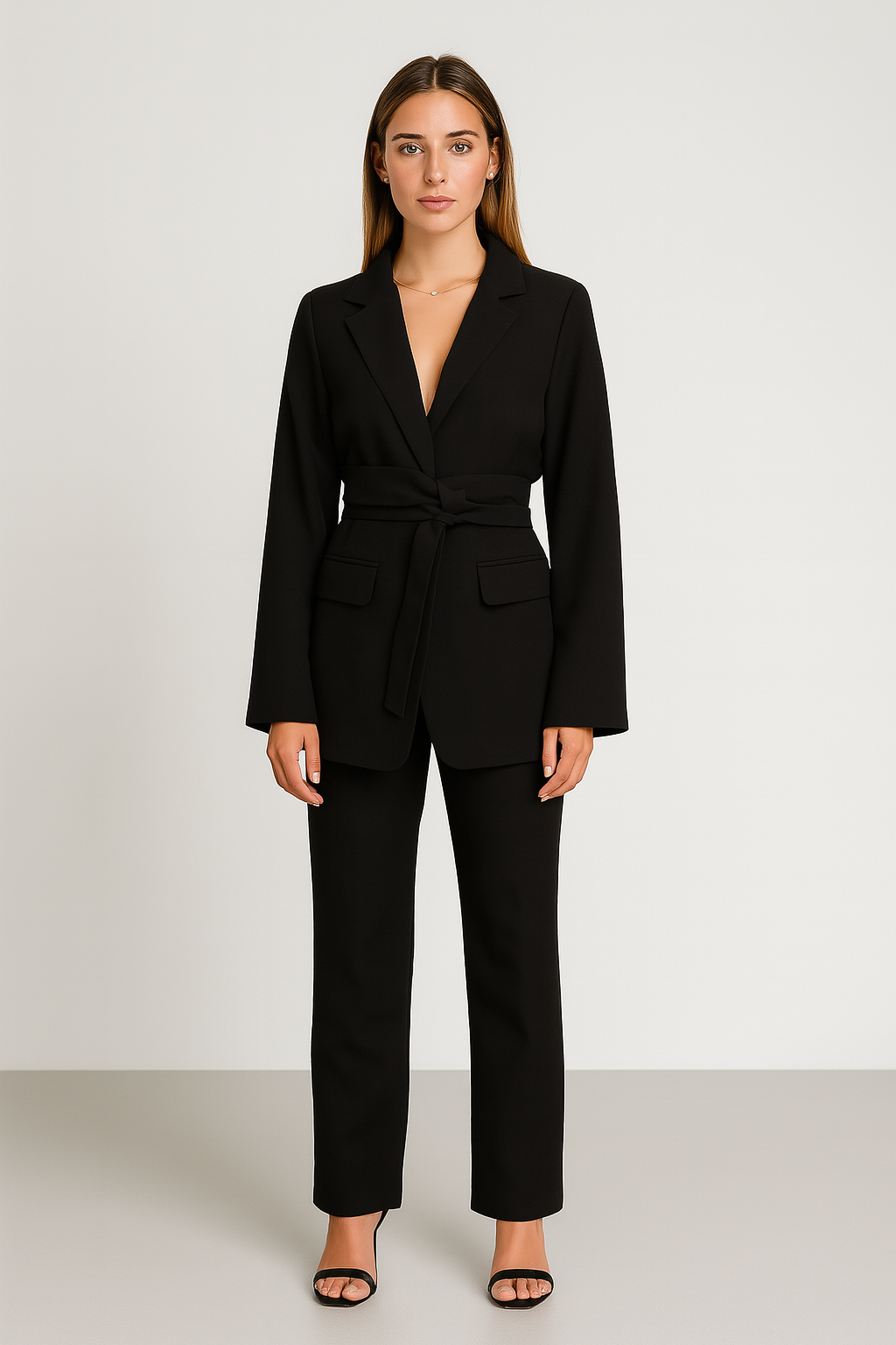 Colbert | Getailleerde Damesblazer met Riemsluiting | NORA