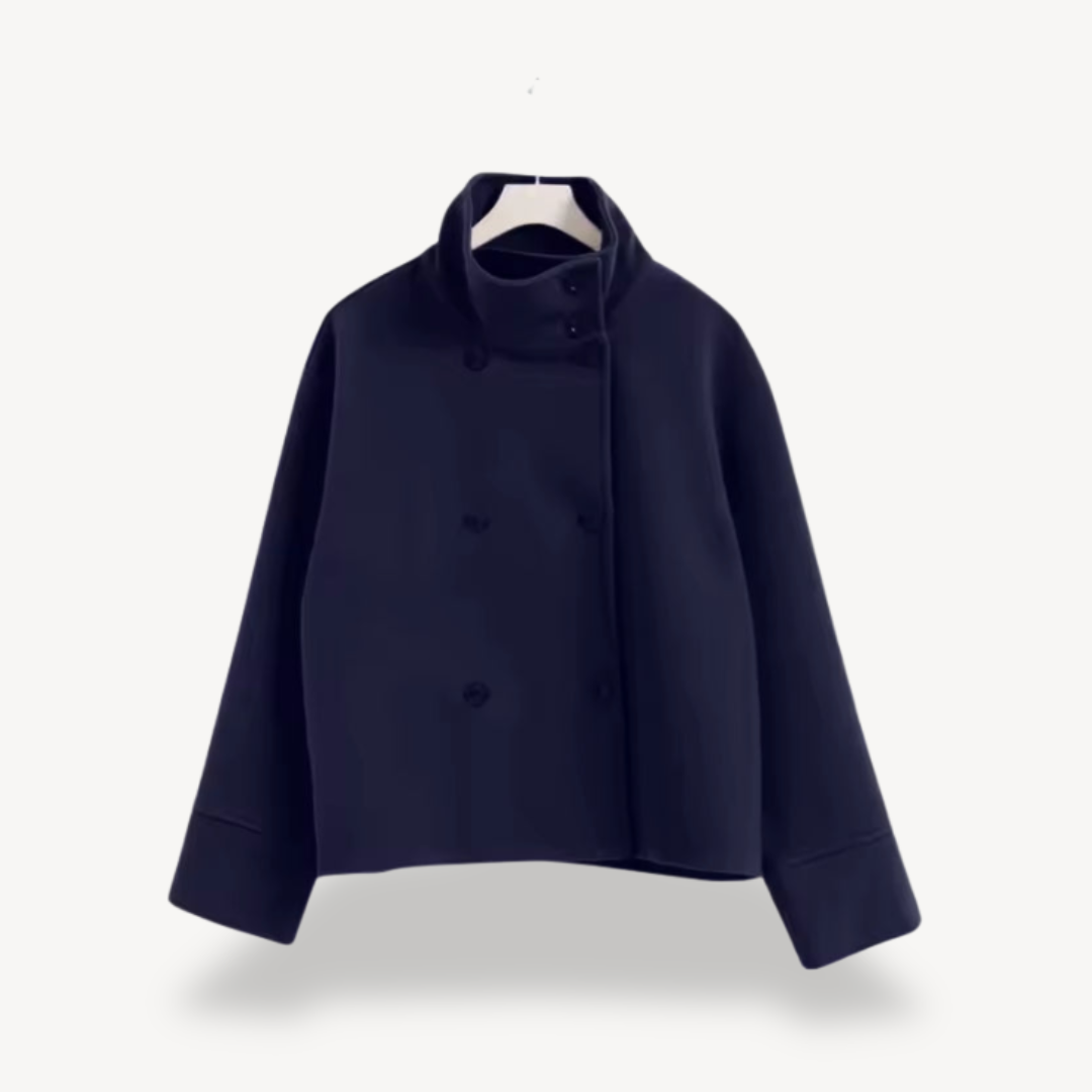 Wolmix Mantel Dames | Elegante Lange Jas met Knopen | LORE