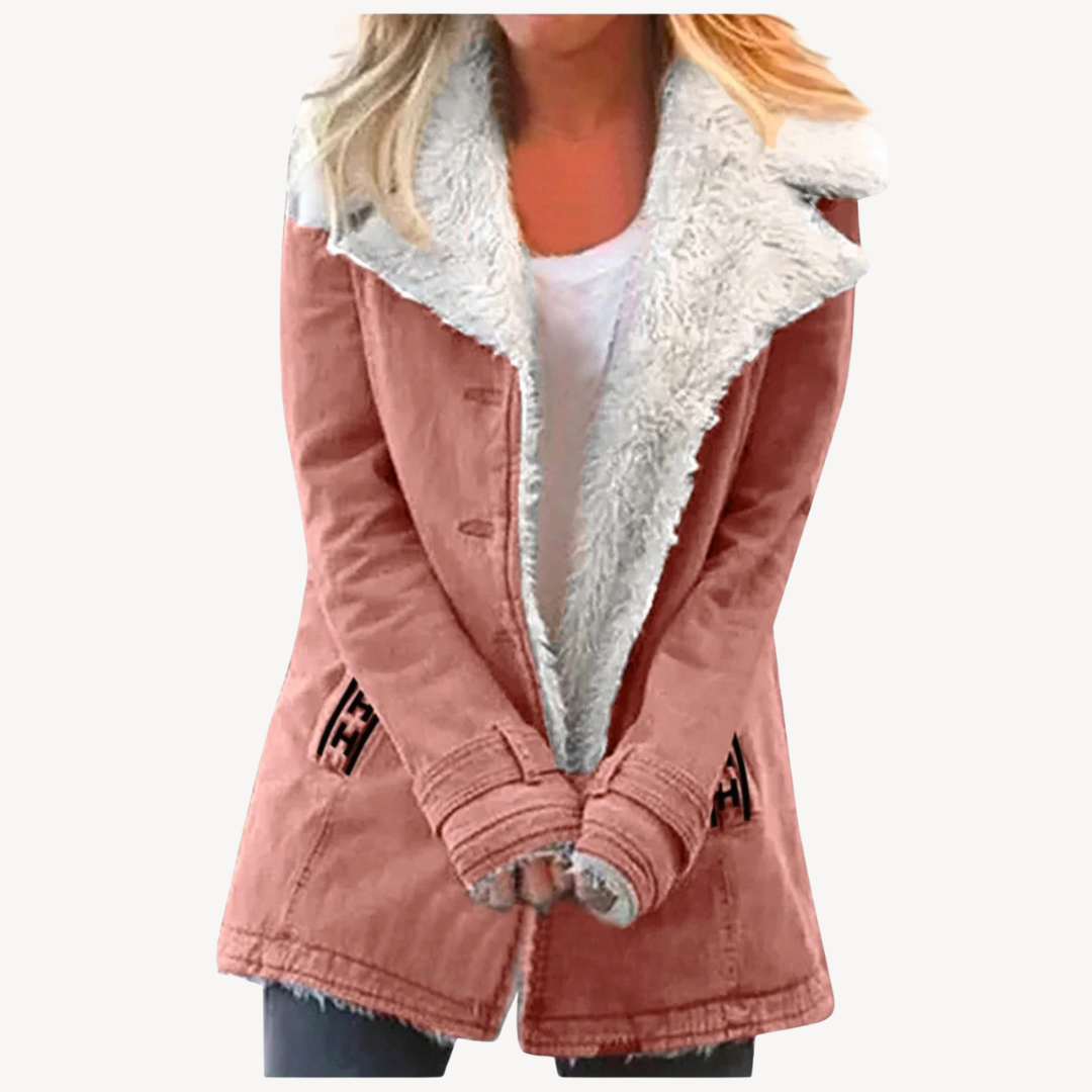 Fleece Gevoerde Winterjas Dames | Warme Jas met Zachte Voering | MAUD