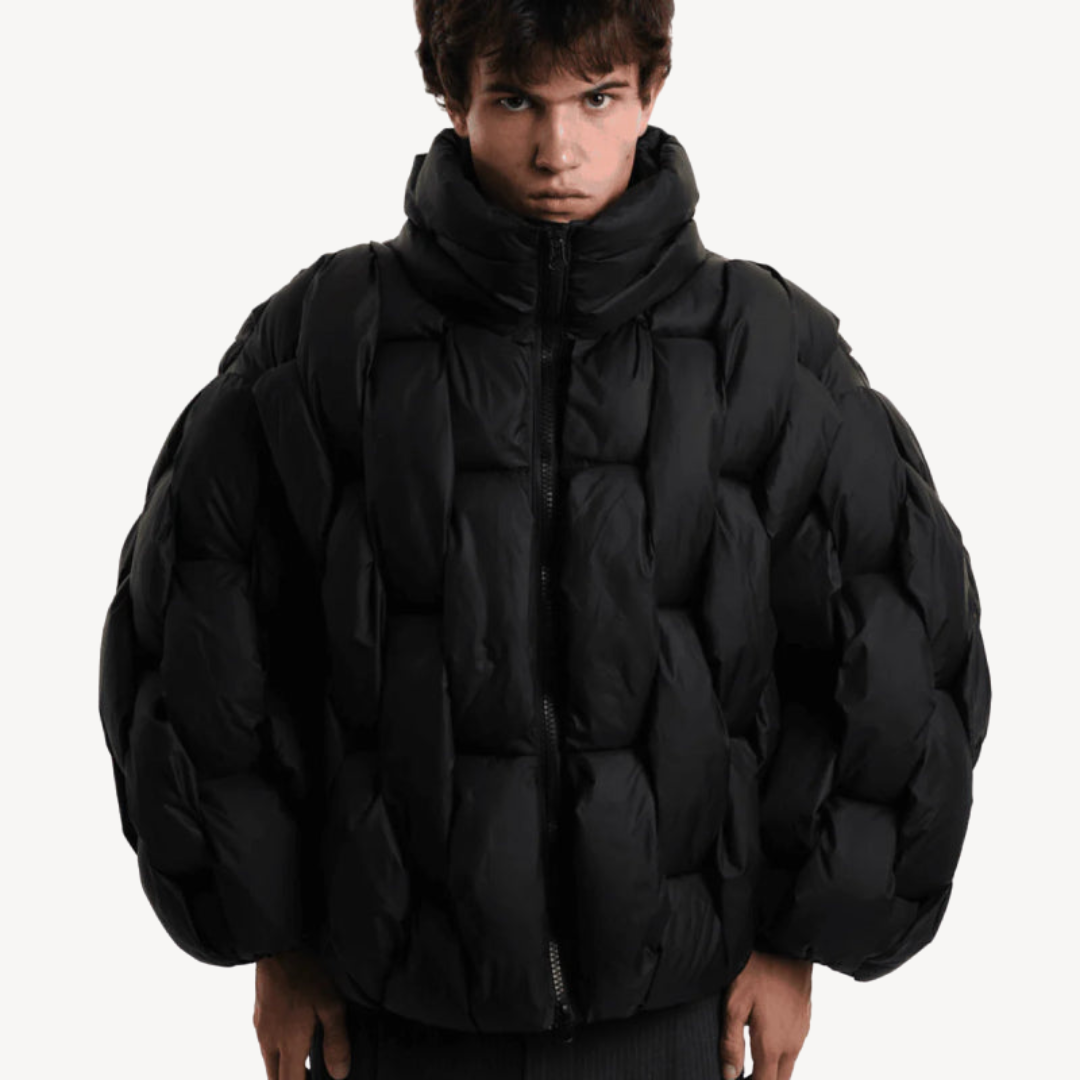 Quilted Puffer Jacket | Gewatteerde Winterjas Unisex Waterdicht | LEO