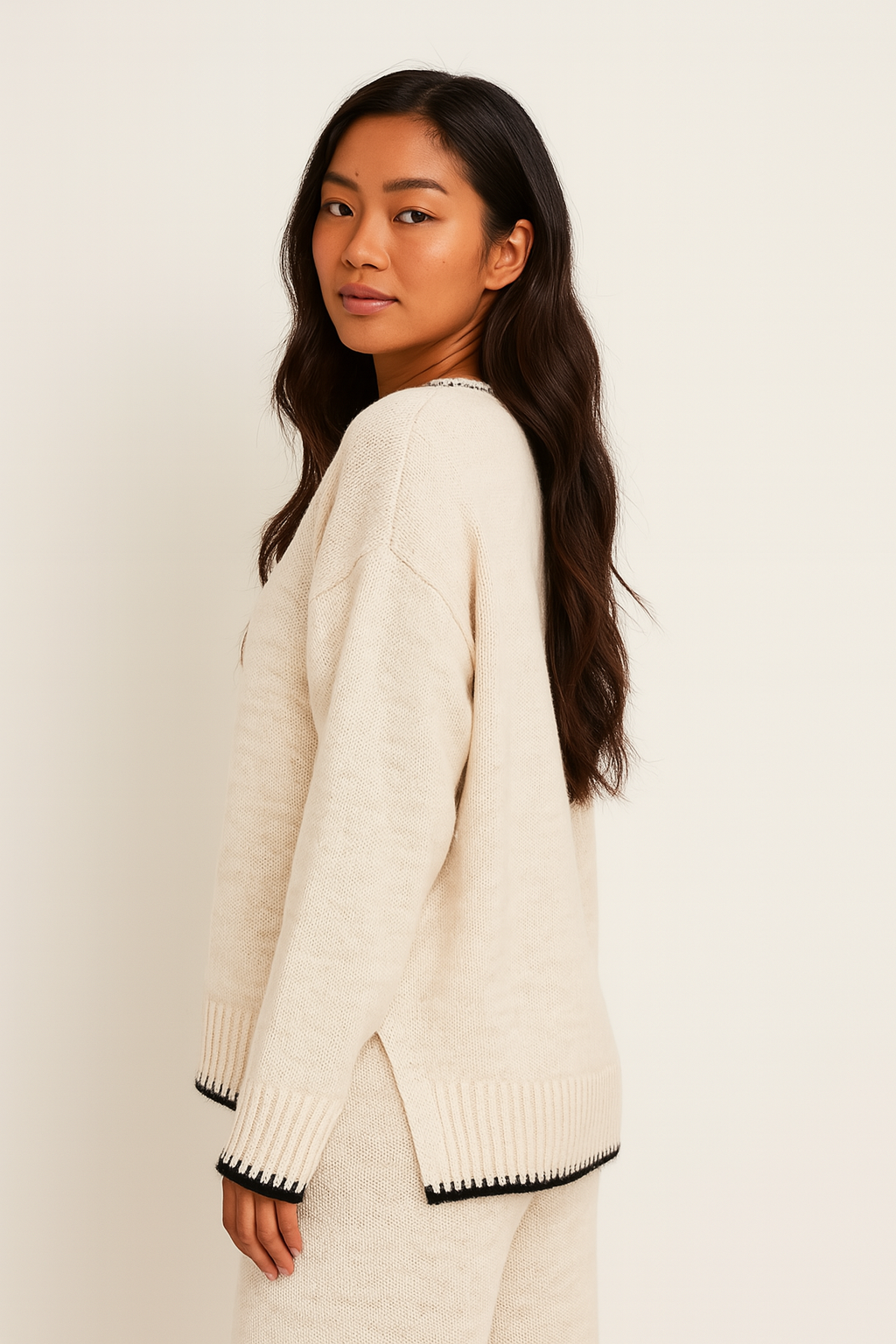 Gebreide Set | Loungepak met Trui en Broek voor Dames | LIV