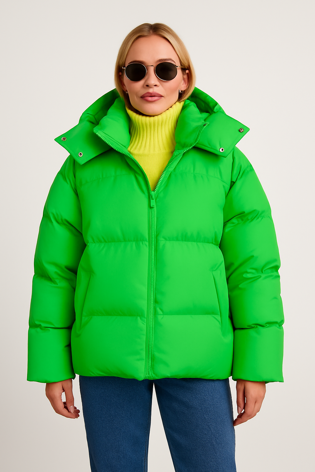 Winterjas | Gewatteerd, capuchon, dames | ISA