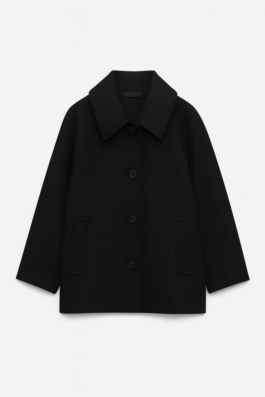 Winterjas | Oversized, wolmix, dames | LENA