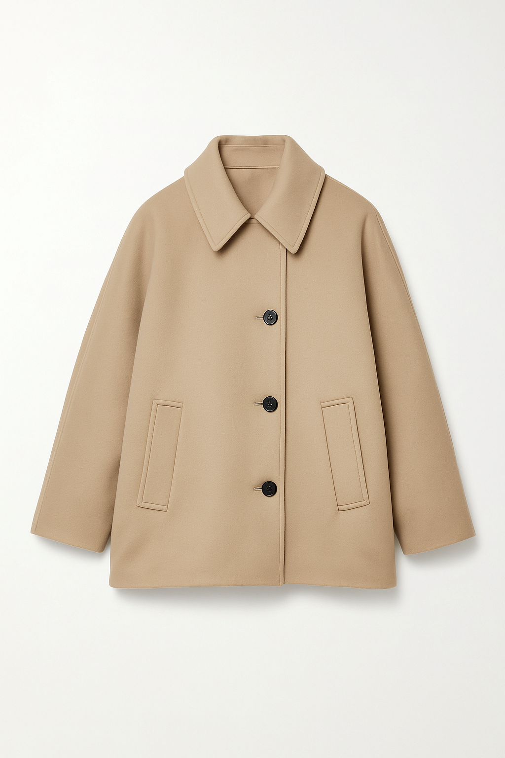 Winterjas | Oversized, wolmix, dames | LENA