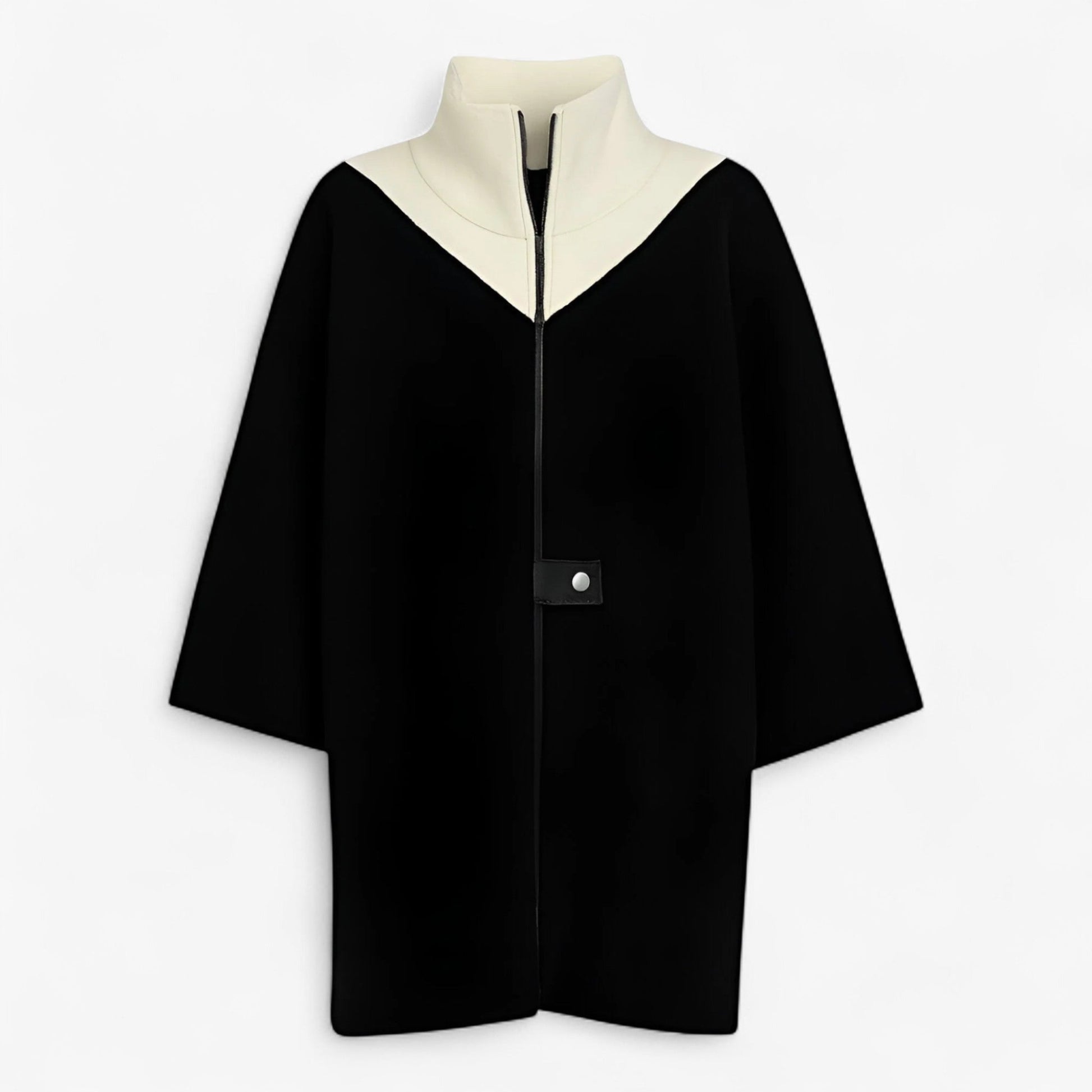 Elegante Lange Jas met Rits voor Dames | ELENA