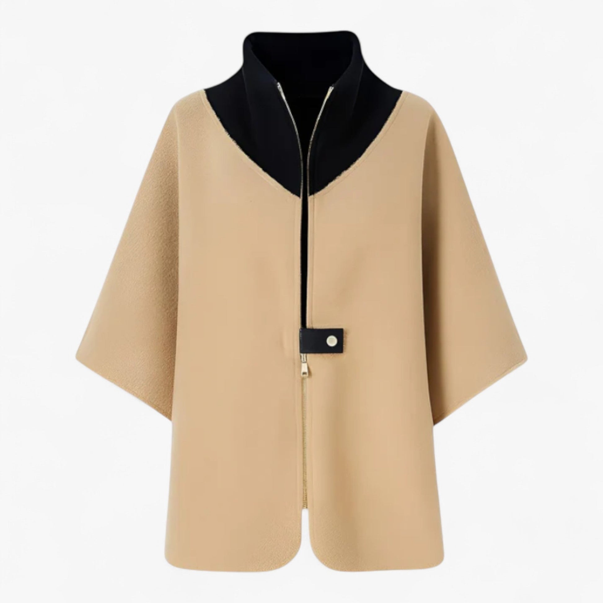 Elegante Lange Jas met Rits voor Dames | ELENA