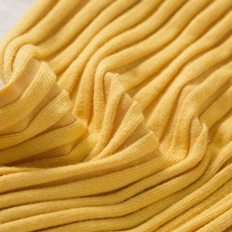 Trui | Dames coltrui met lange mouwen in gebreid design | ELODIE