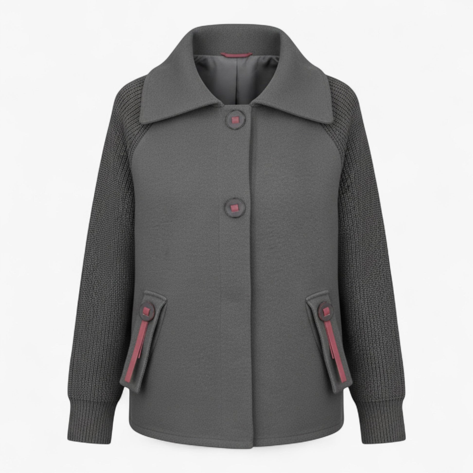 Dames Lange Winterjas met Hoge Kraag | SERENA