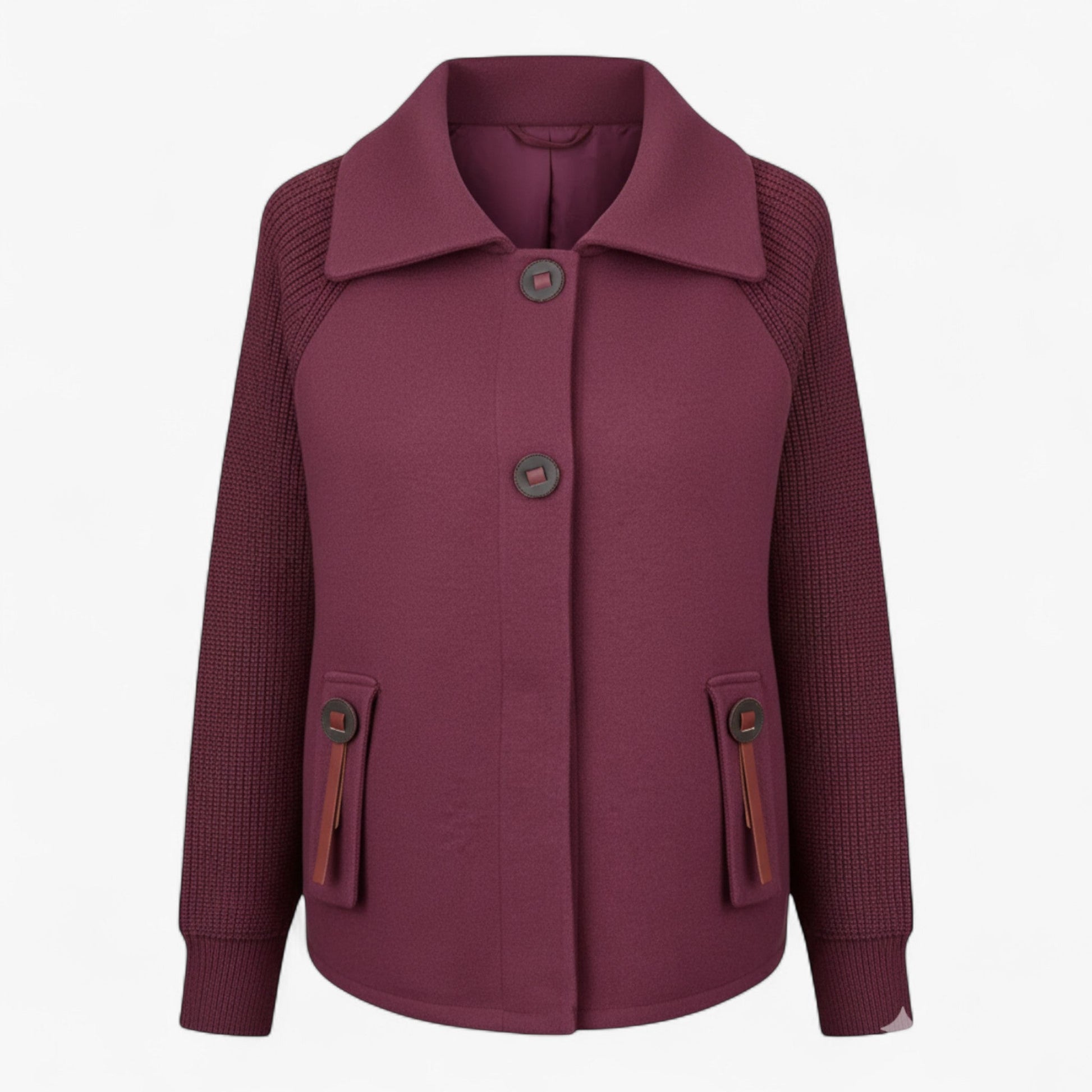 Dames Lange Winterjas met Hoge Kraag | SERENA