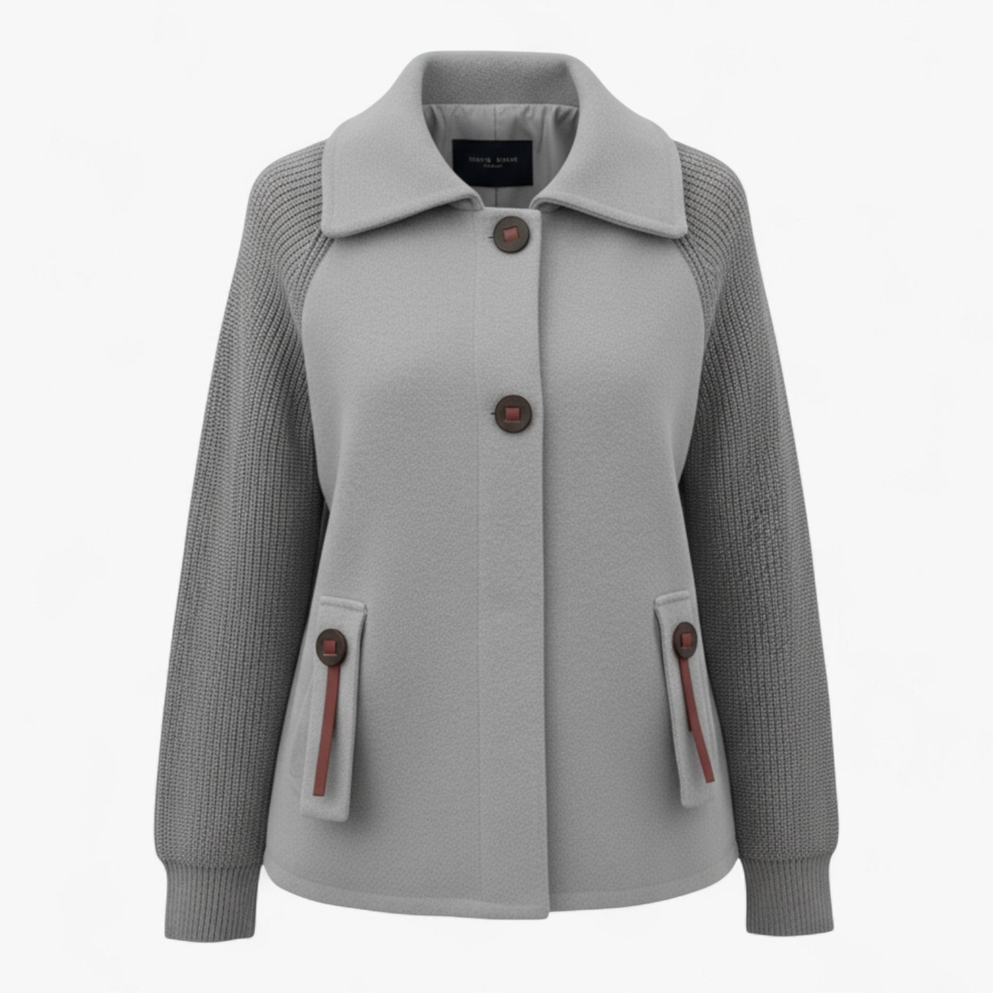 Dames Lange Winterjas met Hoge Kraag | SERENA