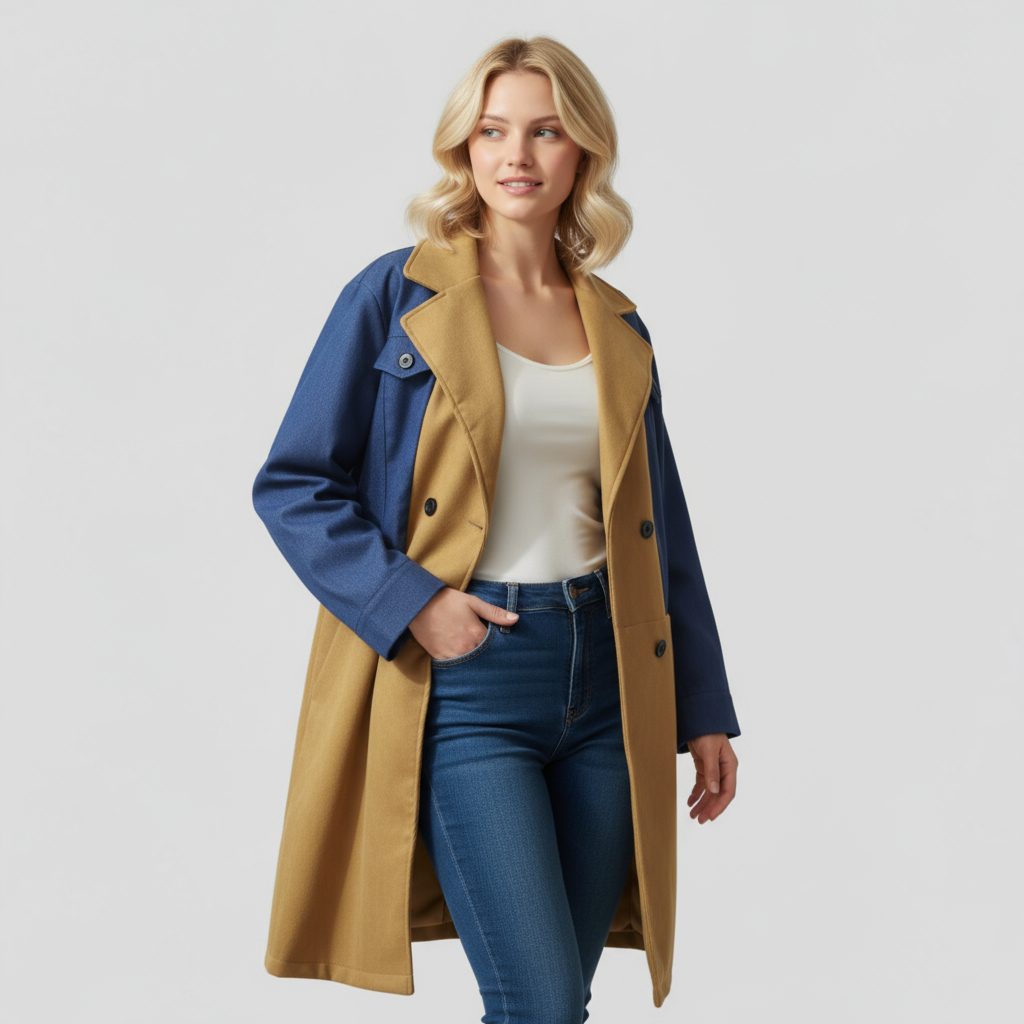 Elegante Lange Jas voor Dames | ANETTE