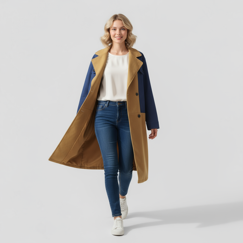 Elegante Lange Jas voor Dames | ANETTE